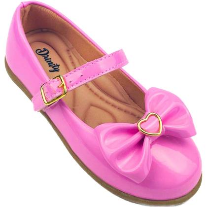 Imagem de Kit Com 3 Pares Sapatilha Infantil Menina Boneca Verniz Confortável SPT-500