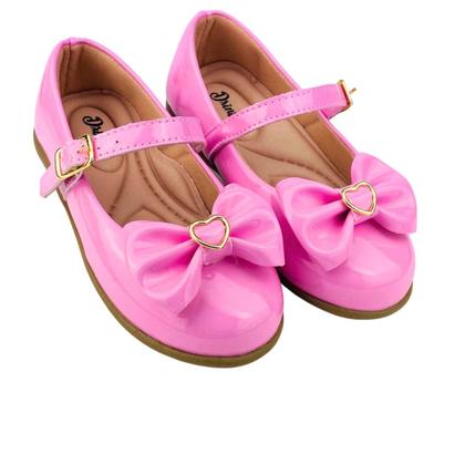 Imagem de Kit Com 3 Pares Sapatilha Infantil Menina Boneca Verniz Confortável SPT-500