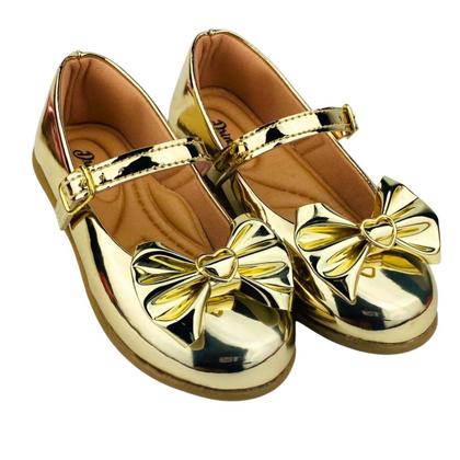 Imagem de Kit Com 3 Pares Sapatilha Infantil Menina Boneca Verniz Confortável SPT-500