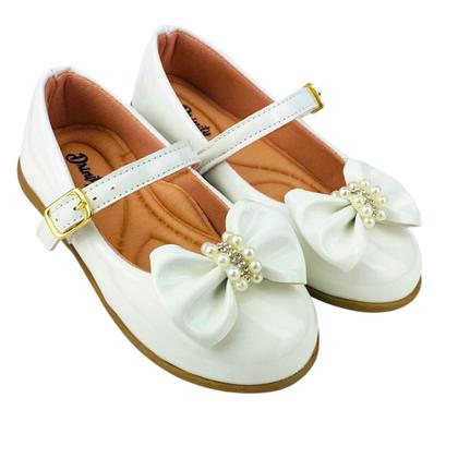 Imagem de Kit Com 3 Pares Sapatilha Infantil Menina Boneca Verniz Confortável SPT-503