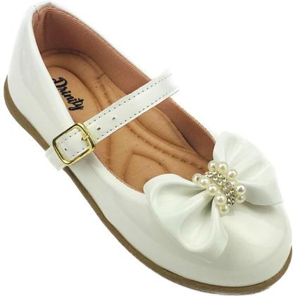 Imagem de Kit Com 3 Pares Sapatilha Infantil Menina Boneca Verniz Confortável SPT-503