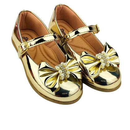 Imagem de Kit Com 3 Pares Sapatilha Infantil Menina Boneca Verniz Confortável SPT-503