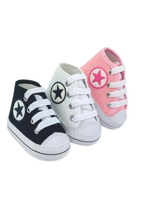 Imagem de Kit com 3 pares sapatinho de bebê direto da fabrica do 13 ao 18