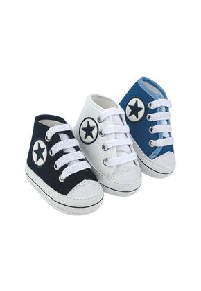 Imagem de Kit com 3 pares sapatinho de bebê direto da fabrica do 13 ao 18