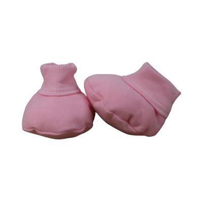 Imagem de Kit Com 3 Pares Sapatinho De Tecido Bebê Recém Nascido