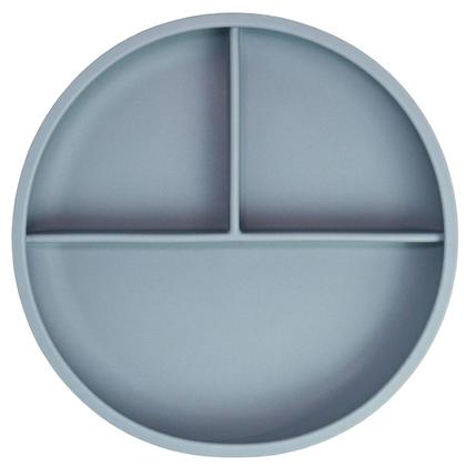 Imagem de Kit com 3 peças Alimentação p/ Bebê em Silicone Cinza Freso