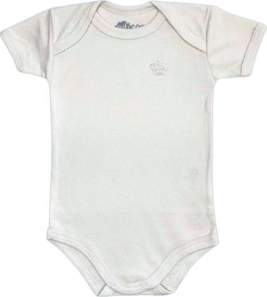 Imagem de Kit com 3 Peças do Body Liso e Bordado Manga Curta Algodão. O bebê mais lindo e bem fresquinho neste calor. Bordado e cores deixam o bebê uma fofura