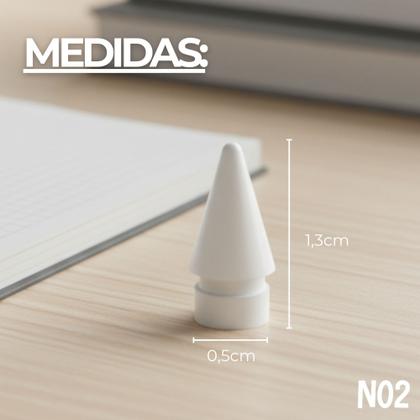 Imagem de Kit com 3 Pontas de Reposição para Caneta Digital Alta Precisão e Durabilidade Substituição Simples e Segura Ideal para Desenho, Estudo e Anotações