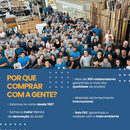 Imagem de Kit com 3 Porta retratos para Fotos 15x21 com Moldura de Madeira para Casa Escritório Hall