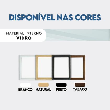 Imagem de Kit com 3 Porta retratos para Fotos 15x21 com Moldura de Madeira para Casa Escritório Hall