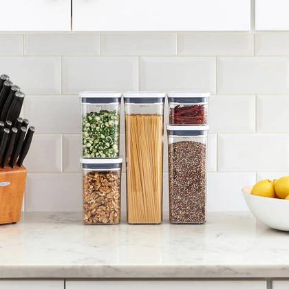 Imagem de Kit com 3 Potes Herméticos Oxo POP Retangular - 1,6L