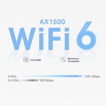 Imagem de Kit Com 3 Roteadores TPLink Deco X10 WiFi 6 Archer AX1500 Gigabit Dual Band