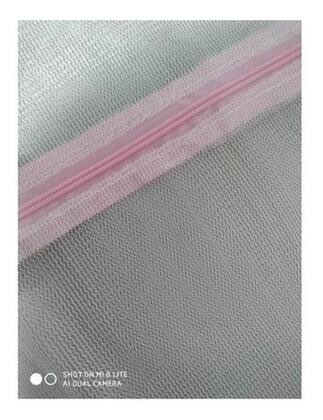 Imagem de Kit Com 3 Sacos P/ Lavar Roupas Delicadas Com Zíper 50x70cm