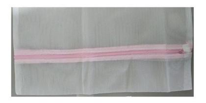 Imagem de Kit Com 3 Sacos P/ Lavar Roupas Delicadas Com Zíper 50x70cm