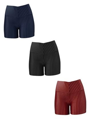 Imagem de Kit Com 3 Short Legging 3D Academia Fitness Feminino