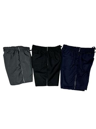 Imagem de Kit Com 3 Short Tactel Infanto Juvenil Com Elástico e Cordão