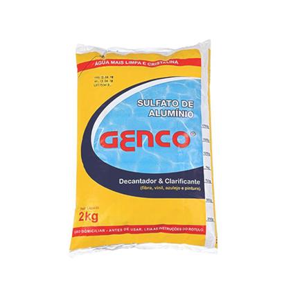 Imagem de Kit com 3 Sulfato de Alumínio Decantador e Clarificante Genco Para Água de Piscinas