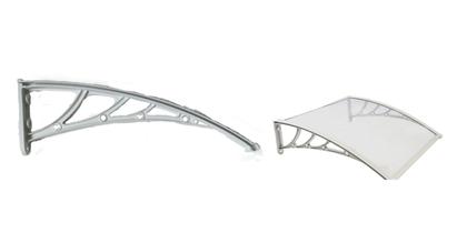 Imagem de Kit Com 3 Suporte Para Toldo Policarbonato Universal Mão Francesa Abs 60cm