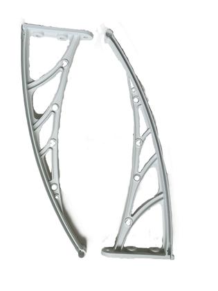 Imagem de Kit Com 3 Suporte Para Toldo Policarbonato Universal Mão Francesa Abs 60cm