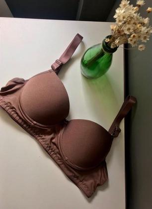 Imagem de Kit com 3 Sutiã Soutien Sutien Plus Size Bojo Alça Reforçada 50 ao 58 Liso