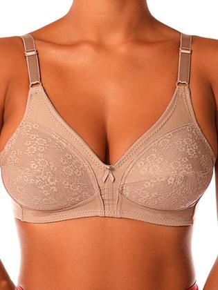 Imagem de Kit com 3 Sutiãs Sustentação Colonial Demillus 61383/78383 Taça B