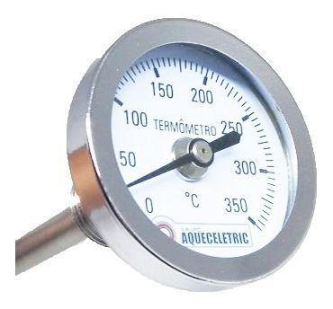 Imagem de Kit Com 3 Termometros Analógico Inox Forno Iglu 0/350 H10