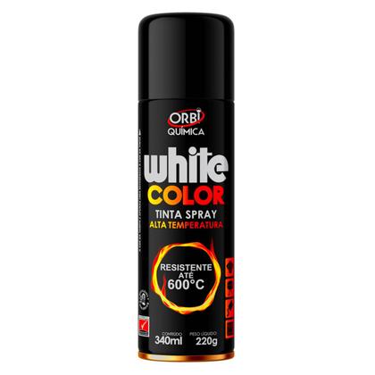 Imagem de Kit com 3 Tintas Spray Alta Temperatura para RodaEscapamentoMotorFornoFogãoChurrasqueira Orbi