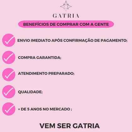 Imagem de Kit Com 3 Top Sutiã Sem Bojo Plus Size Alça Reforçada Gatria Lingerie