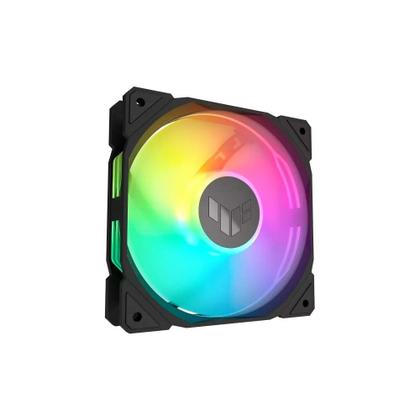 Imagem de Kit com 3 Ventoinha Asus TUF Gaming TR120 Reverse blade com controladora, 120mm, Led ARGB, Preto - 90DA00D0-B00020