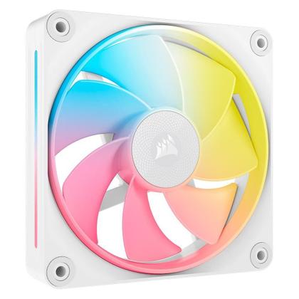 Imagem de Kit com 3 Ventoinhas Corsair LX-R RGB Series, iCUE LINK LX120-R RGB, 120mm, Branco - CO-9051054-WW