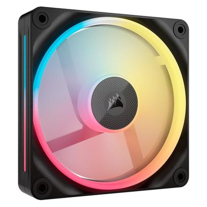 Imagem de Kit com 3 Ventoinhas Corsair LX-R RGB Series, iCUE LINK LX120-R RGB, 120mm, Preto- CO-9051050-WW