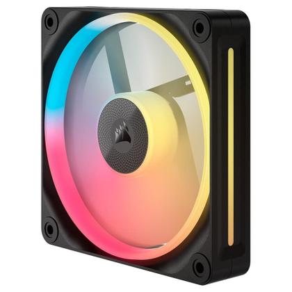 Imagem de Kit com 3 Ventoinhas Corsair LX-R RGB Series, iCUE LINK LX120-R RGB, 120mm, Preto- CO-9051050-WW