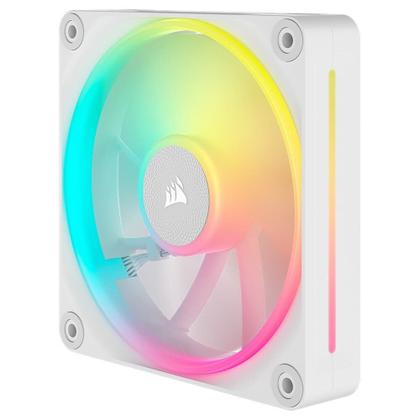 Imagem de Kit com 3 Ventoinhas Corsair LX RGB Series, iCUE LINK LX120, 120mm, Branco - CO-9051030-WW