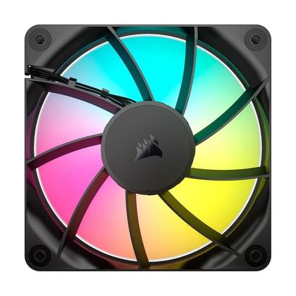 Imagem de Kit com 3 Ventoinhas Corsair RS120 ARGB, 120mm, PWM, Preto - CO-9050181-WW