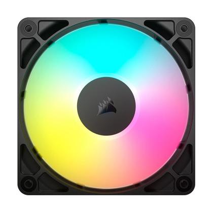 Imagem de Kit com 3 Ventoinhas Corsair RS120 ARGB, 120mm, PWM, Preto - CO-9050181-WW