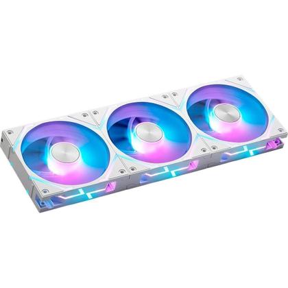 Imagem de Kit Com 3 Ventoinhas MSI MPG EZ120 ARGB 120mm, Magnetico, Branco - MPG EZ120 ARGB WHITE-3W