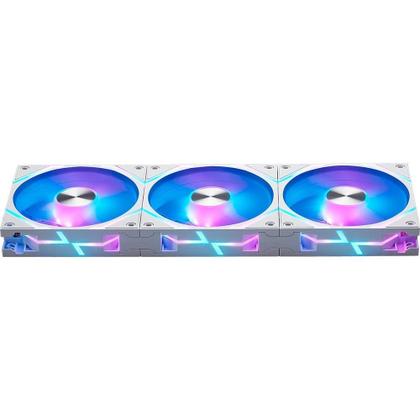 Imagem de Kit Com 3 Ventoinhas MSI MPG EZ120 ARGB 120mm, Magnetico, Branco - MPG EZ120 ARGB WHITE-3W