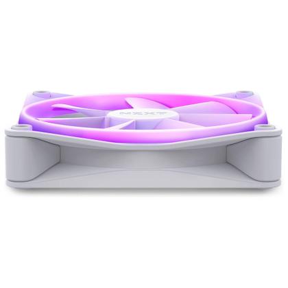 Imagem de Kit Com 3 Ventoinhas NZXT, 120mm, RGB, Branco - RF-R12TF-W1