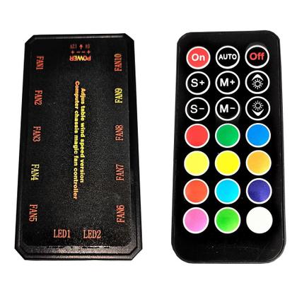 Imagem de Kit Com 3 Ventoinhas Rise Mode Laser, 120mm, ARGB, Preto - RM-RGB-05-5V