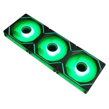 Imagem de Kit Com 3 Ventoinhas Rise Mode Magneto Pro, 120mm, Led ARGB, Preto - RM-MAPRO-ARGB-B