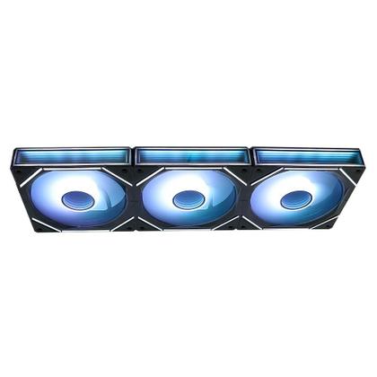 Imagem de Kit Com 3 Ventoinhas Rise Mode Magneto Pro, 120mm, Led ARGB, Preto - RM-MAPRO-ARGB-B