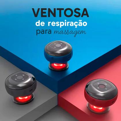 Imagem de Kit com 3 Ventosas Automática com 12 Níveis de Massagem Visor Digital