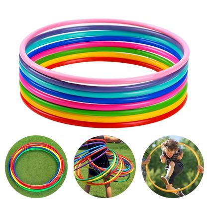 Imagem de Kit Com 30 Bambolês 65 Cm Argola Reforçado Infantil Menina Menino Adulto exercício funcional Cores Sortidas