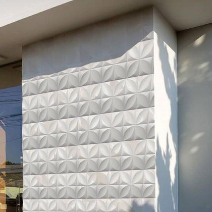 Imagem de Kit com 30 Placas 3d adesivas revestimento areas externas