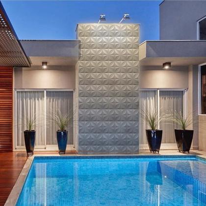 Imagem de Kit com 30 Placas 3d adesivas revestimento areas externas