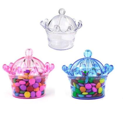 Imagem de Kit Com 30 Unidades Mini Pote Coroa  Decoração Lembrancinhas