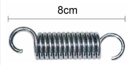 Imagem de Kit Com 32 Molas Para Jump Profissional De 8 Cm Feita Em Aço