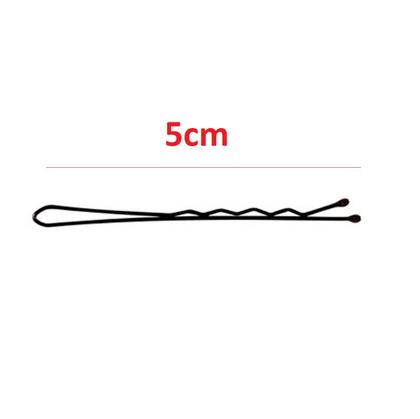 Imagem de Kit com 36 Grampos de cabelo clássico Prendedor Preto 5cm