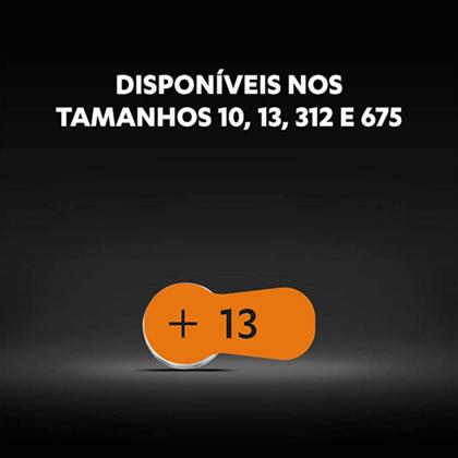 Imagem de Kit Com 36 Pilhas Auditivas Duracell Nº 13