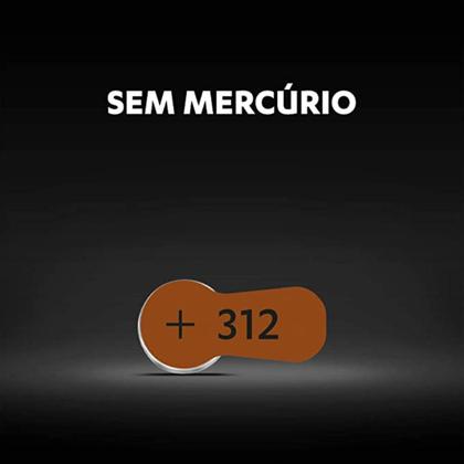 Imagem de Kit Com 36 Pilhas Auditivas Duracell Nº 312